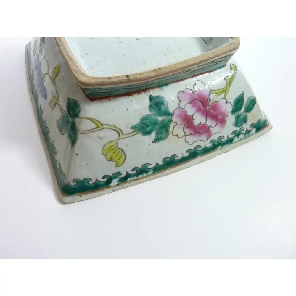 Antique Chinese White Blue Flower Bowl